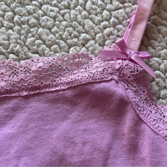 pink bodysuit with lace - Picture 3 of 4